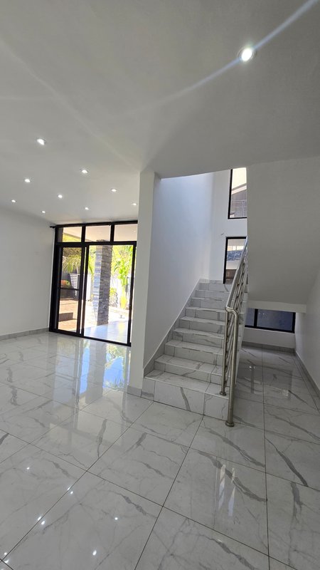 Roma park 3 bedroom all en-suite semi-detached flat for rent with own yard & swimming pool