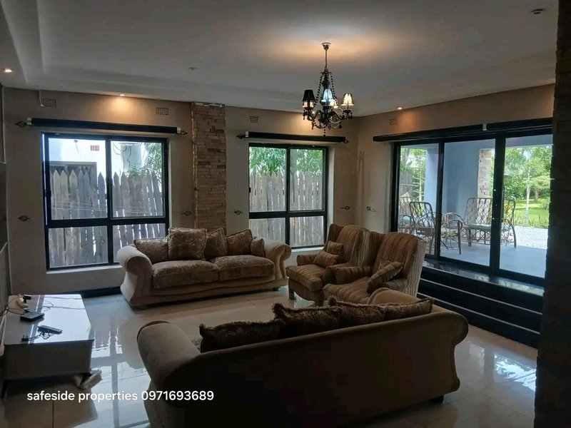 rent:fully furnished, riverside, kitwe