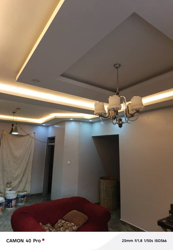 Two newly built flats  with modern fittings on one plot