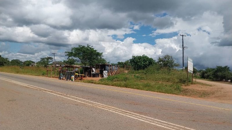 Road front plot for sale